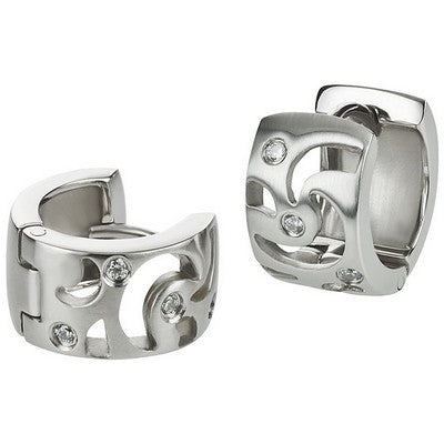 Scharnier-Creolen Edelstahl