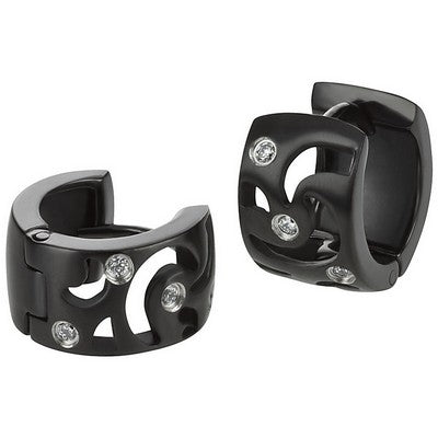 Scharnier-Creolen Edelstahl