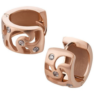 Creolen Edelstahl PVD Rosé