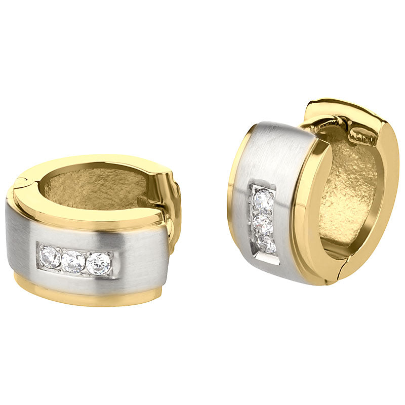 Scharnier-Creolen Edelstahl