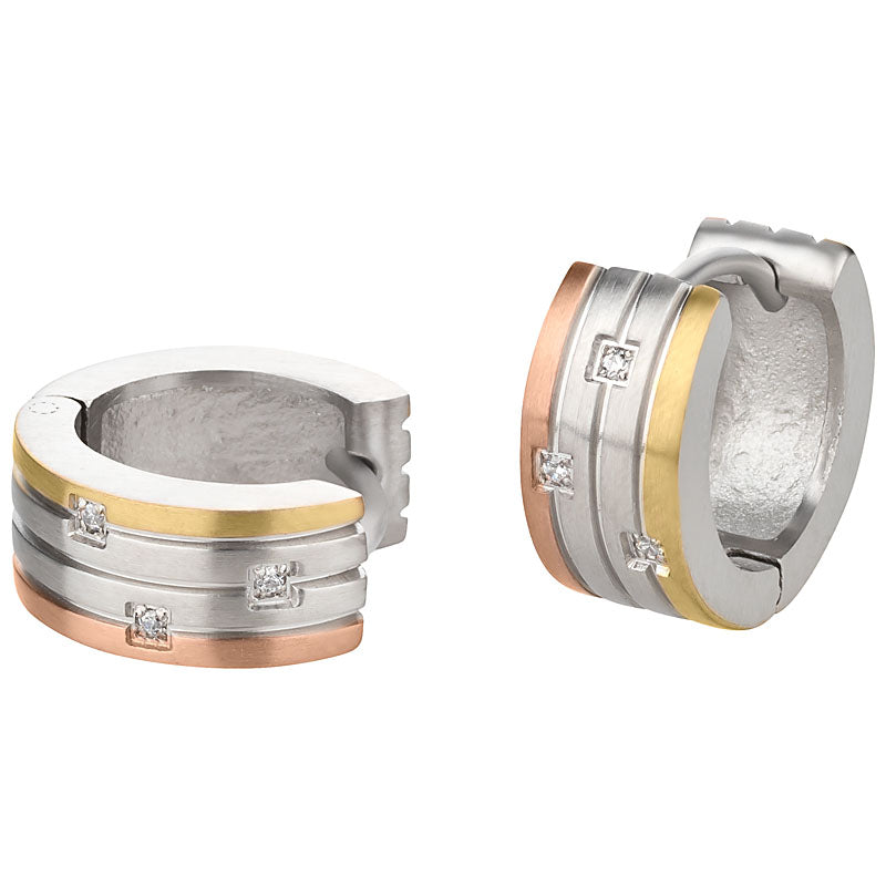 Creole Edelstahl matt tricolor