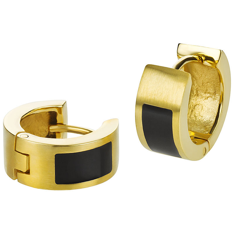 Scharnier-Creolen Edelstahl