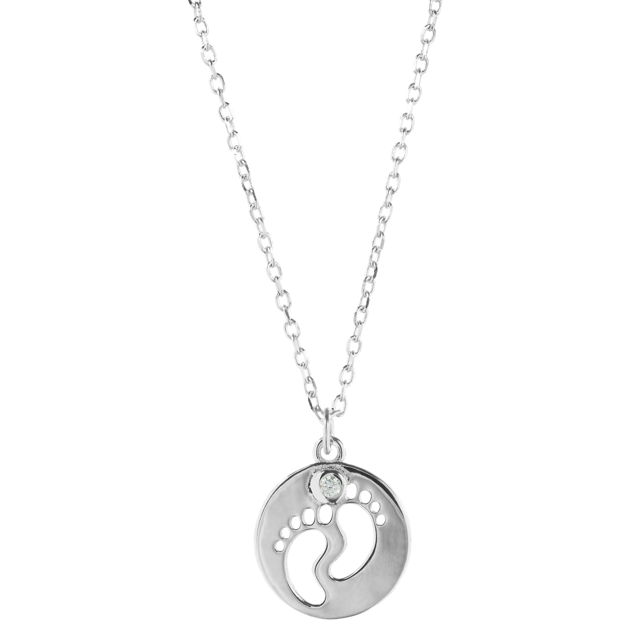 Kette mit Anhänger Fuß