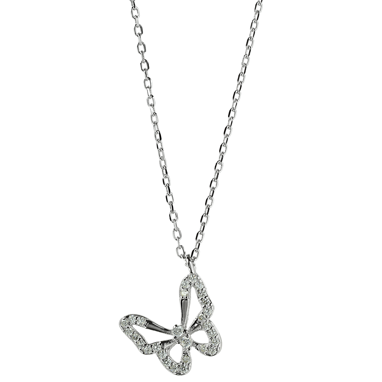 Kette mit Anhänger Schmetterling