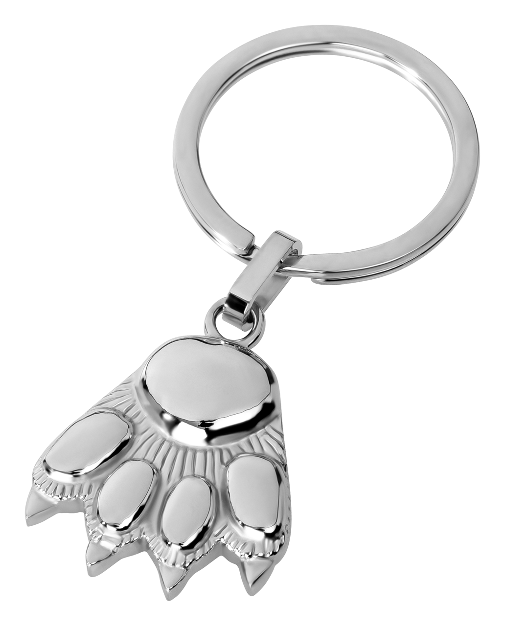 Schlüsselanhänger Edelstahl Tatze/Pfote