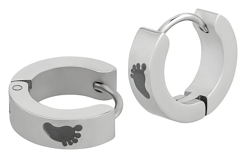 Creolen Edelstahl Fuß