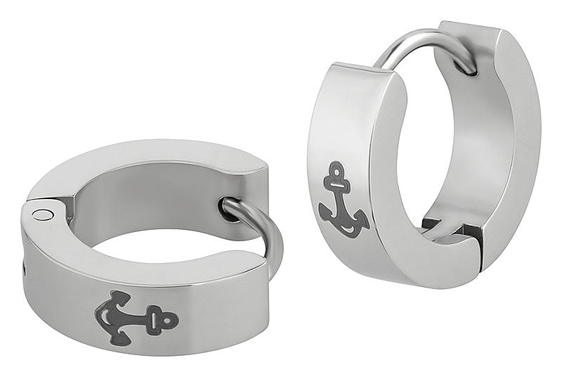 Creolen Edelstahl Anker