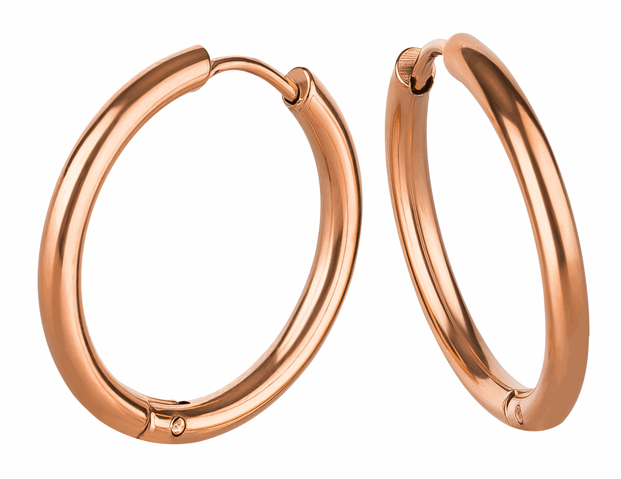 Creolen Edelstahl/ Rosé