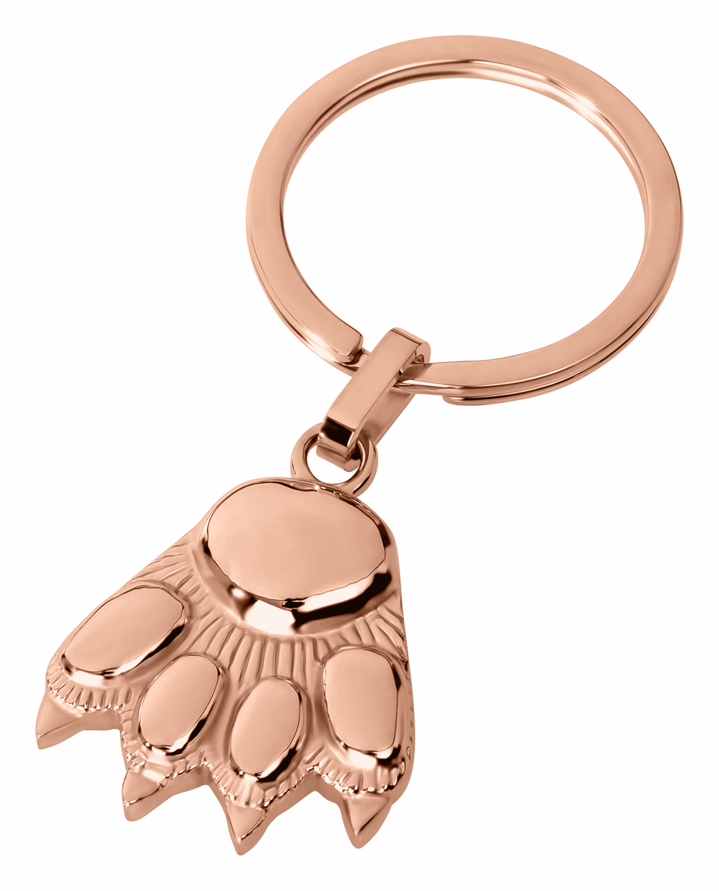 Schlüsselanhänger Edelstahl Tatze/Pfote