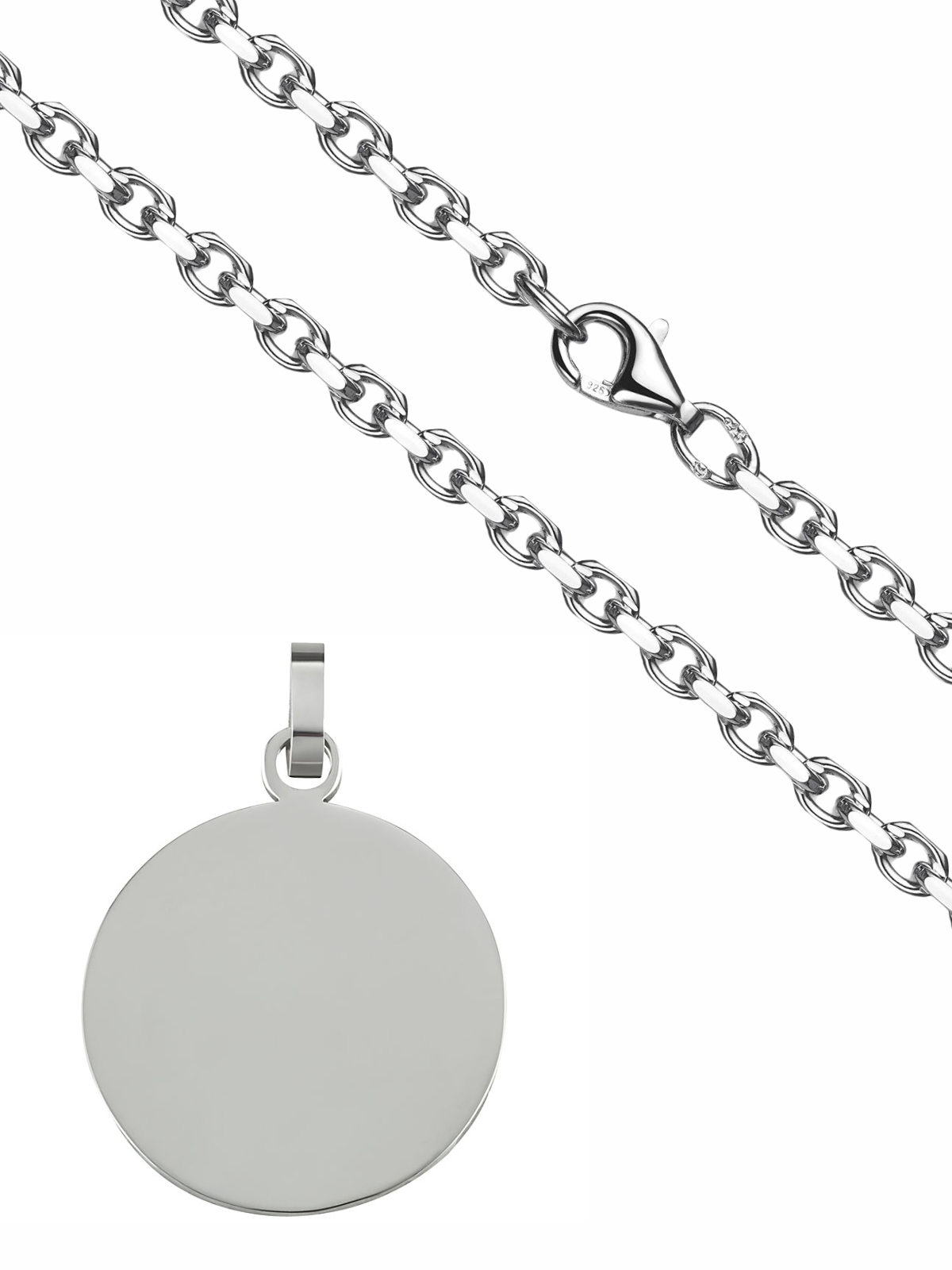 925er Gravurplatte Rund