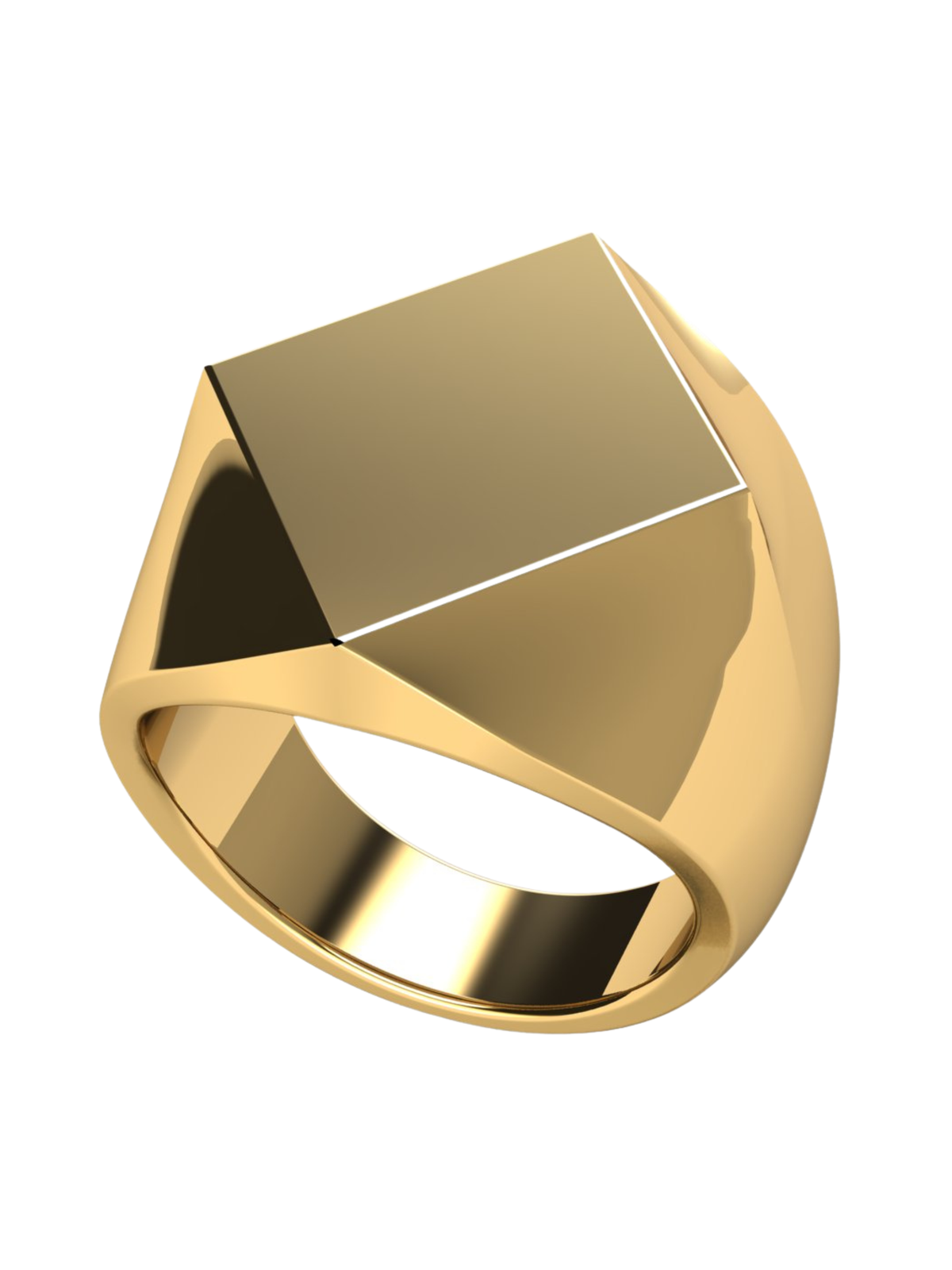 Siegelring "Gold Raute"