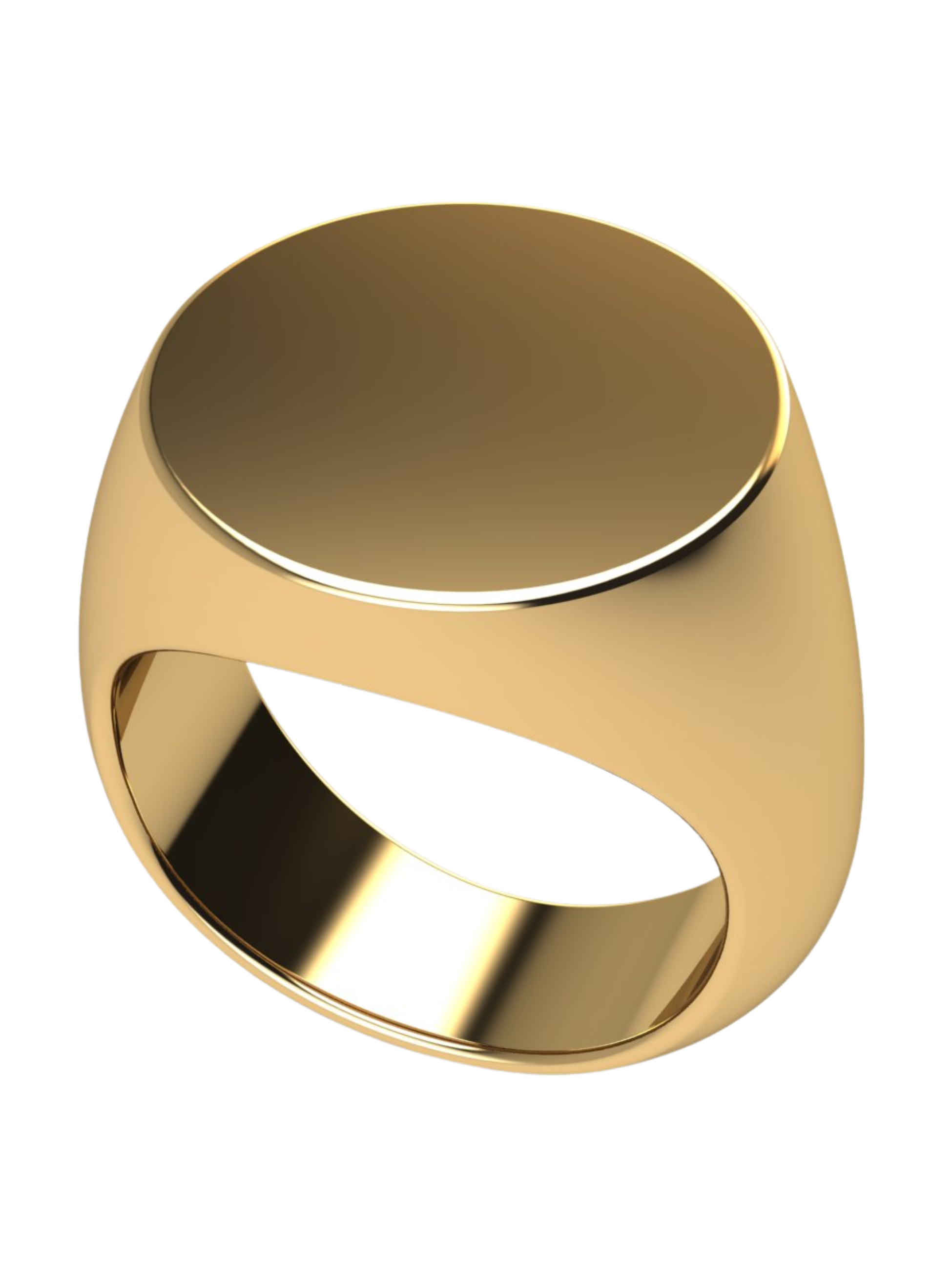 Siegelring "Gold Rund"