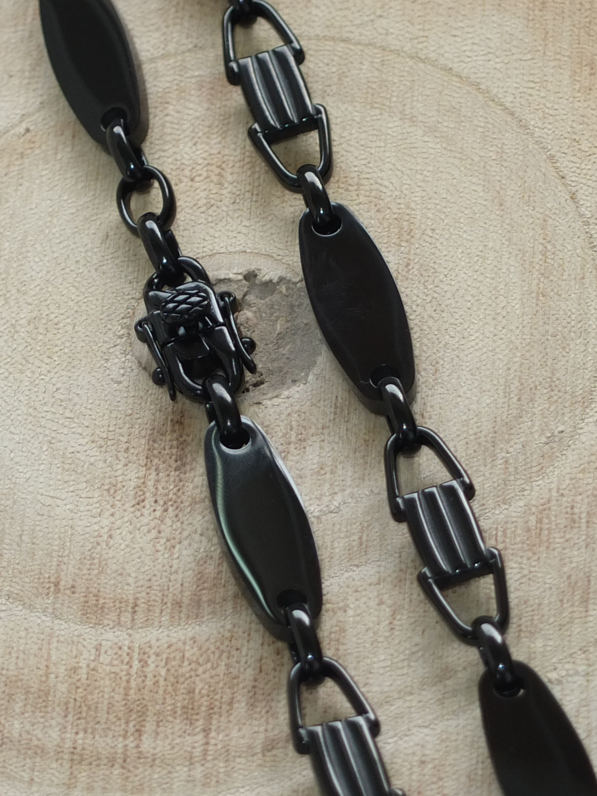 Kette "Platte Schwarz"