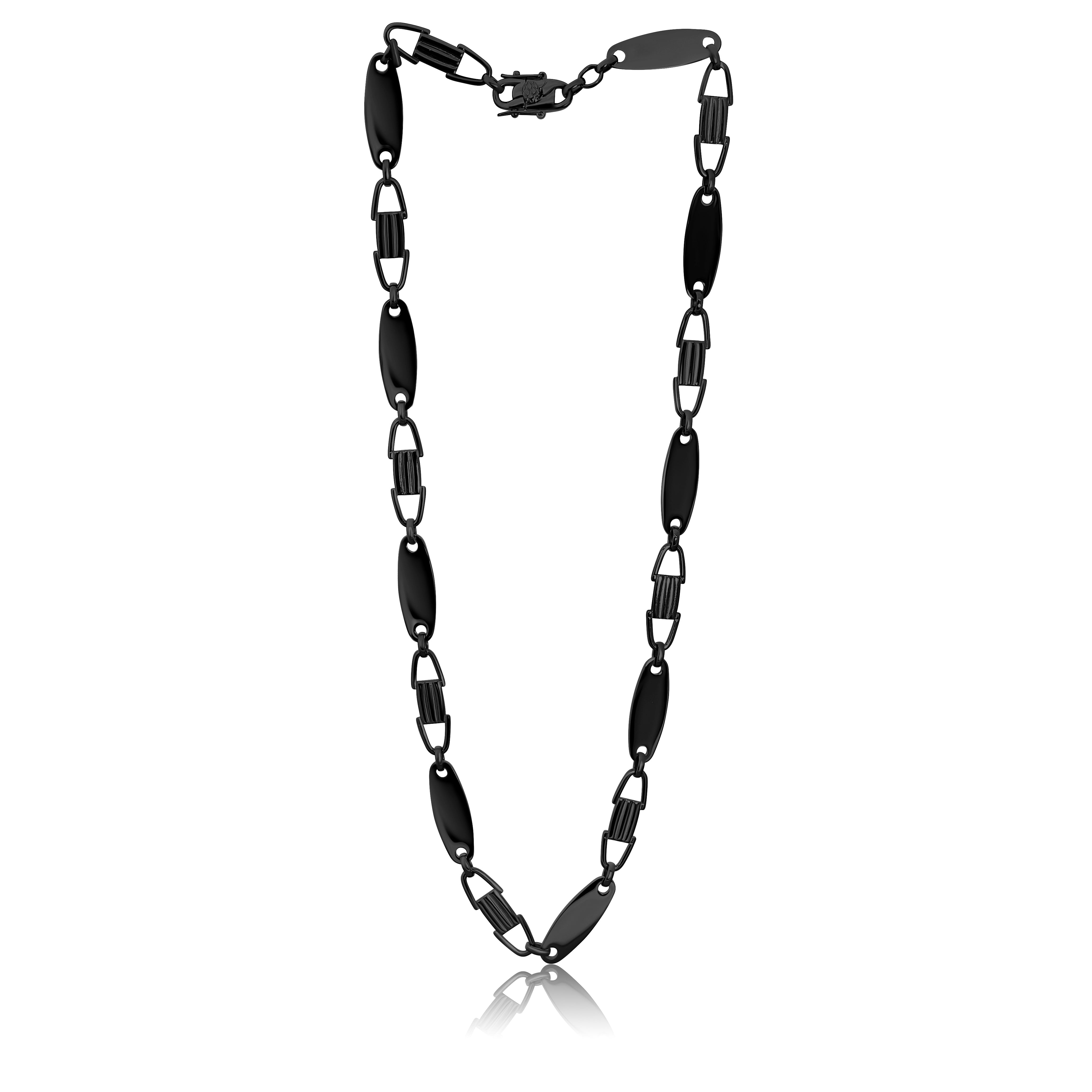 Kette "Platte Schwarz"