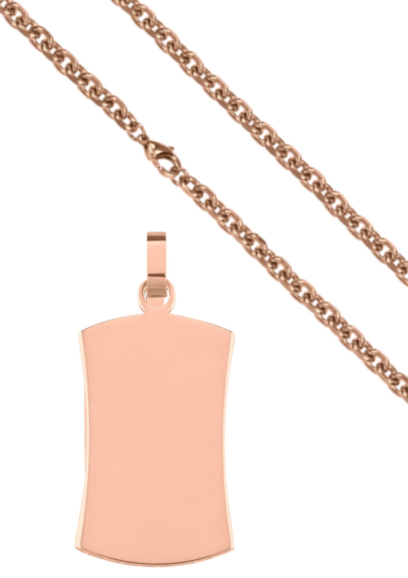 Gravurplatte "Curved klein Rose"