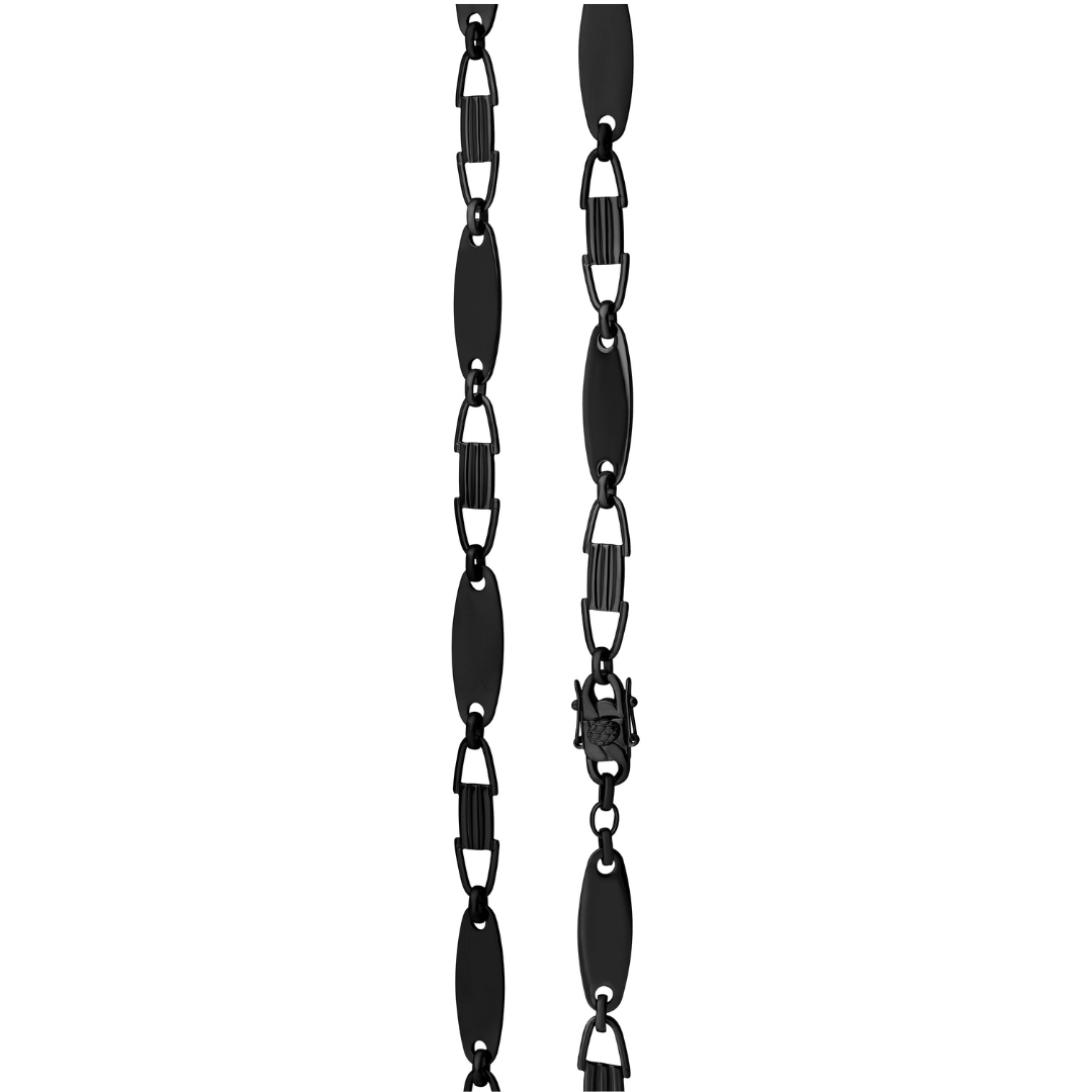 Kette "Platte Schwarz"