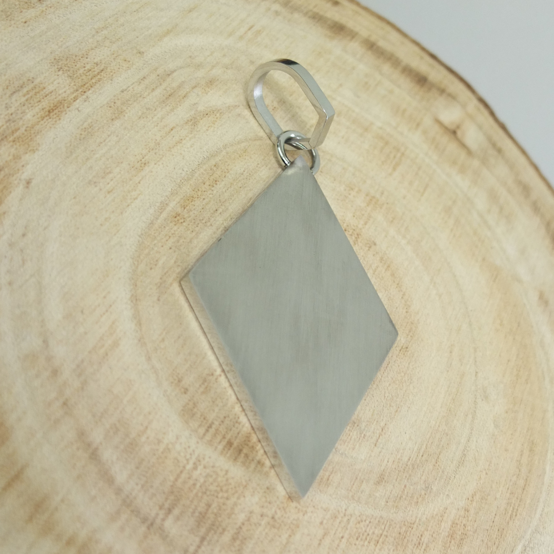 Rautenanhänger + Panzerkette Silberset