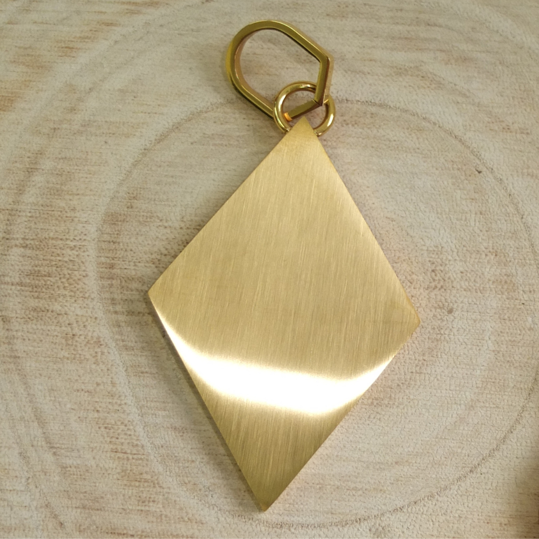 Gravurplatte "Raute Gold"