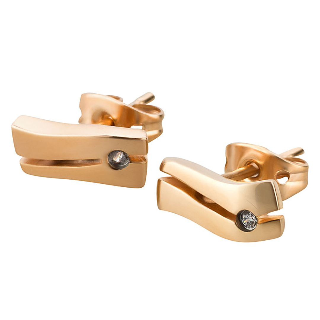 Ohrstecker "Rose Wave"