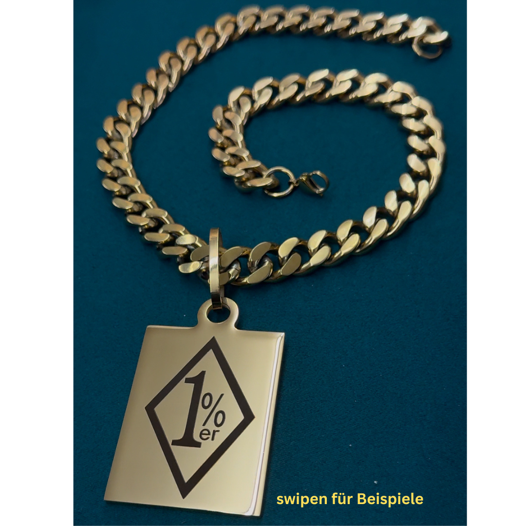 Gravurplattenkonfigurator "5cm x6.5cm Platte"