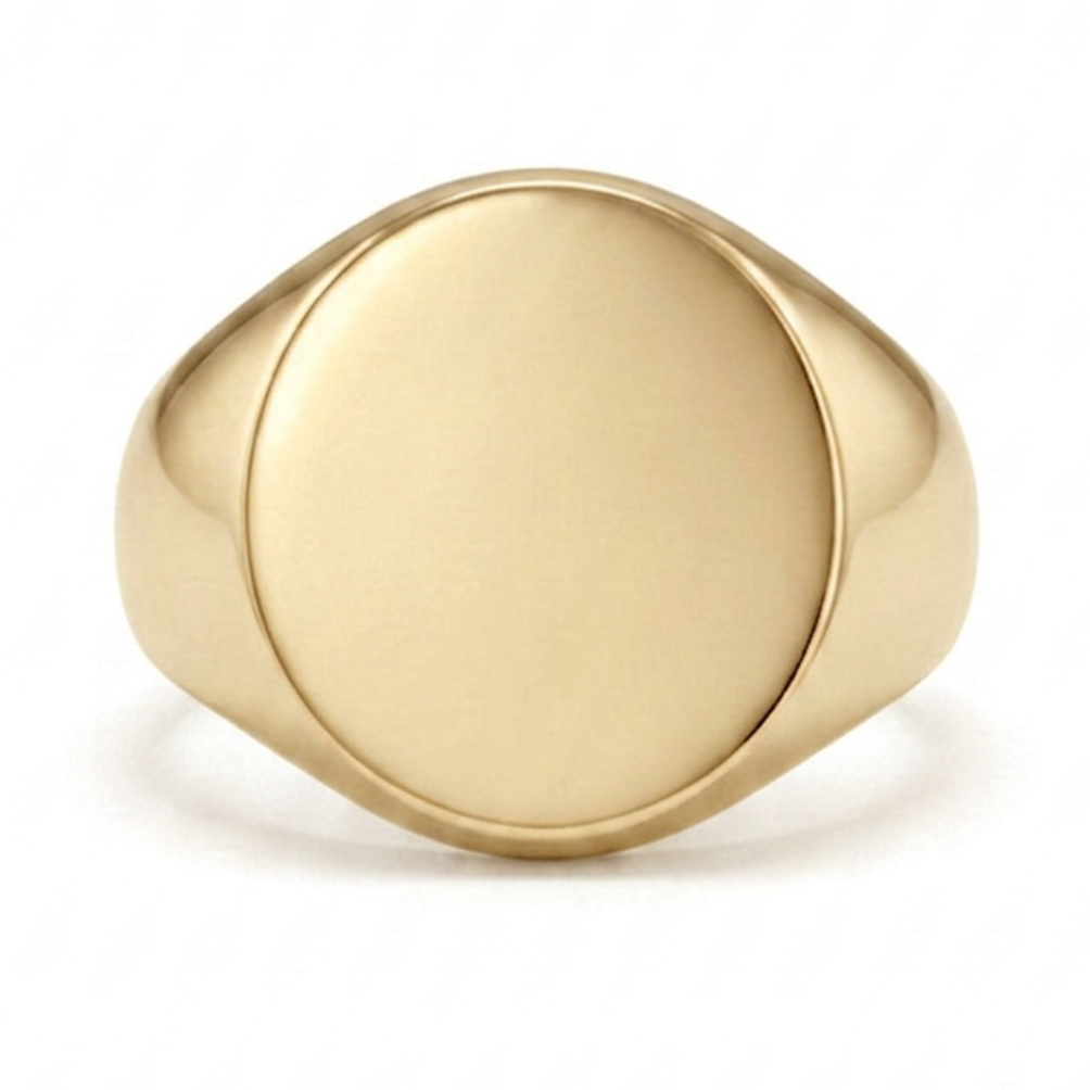 Siegelring "Gold Rund"