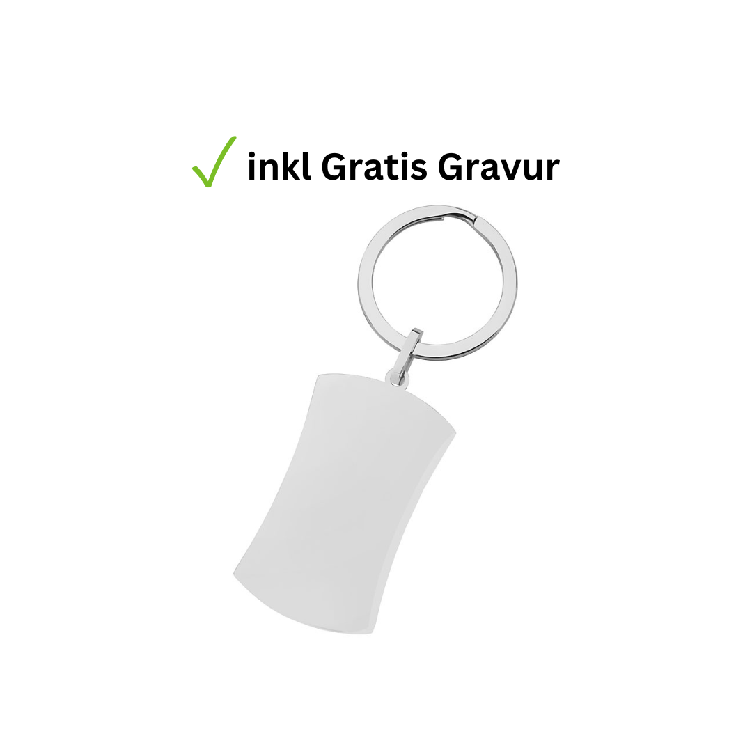 Schlüsselanhänger "Curved"