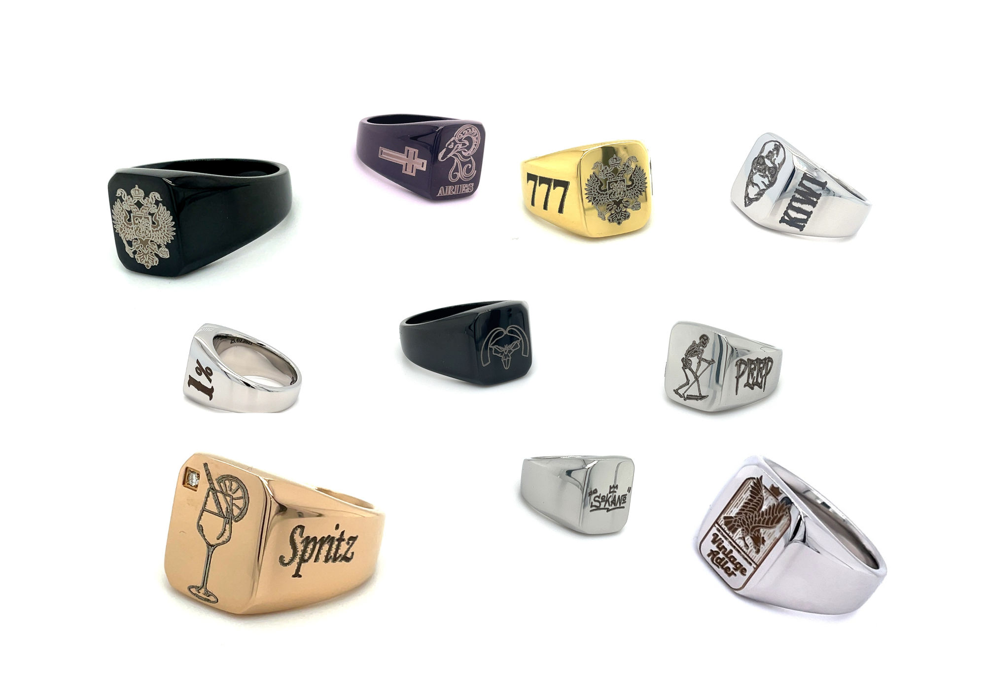 Siegelring "Gold Octagon"