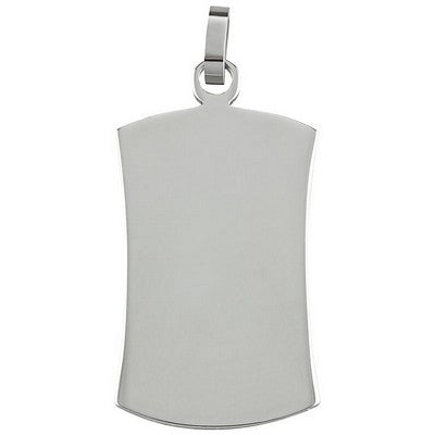 Gravurplatte "Curved klein Silber"