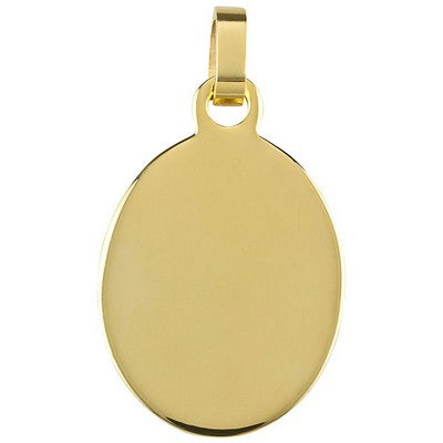 Gravurplatte "Klein Oval Gold"