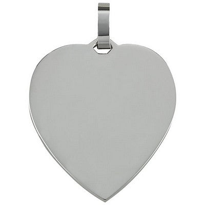 Gravurplatte "Klein Herz Silber"