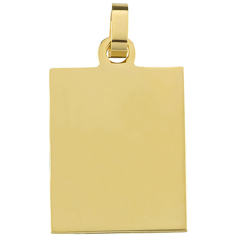 Gravurplatte "Riesig Viereckig Gold"