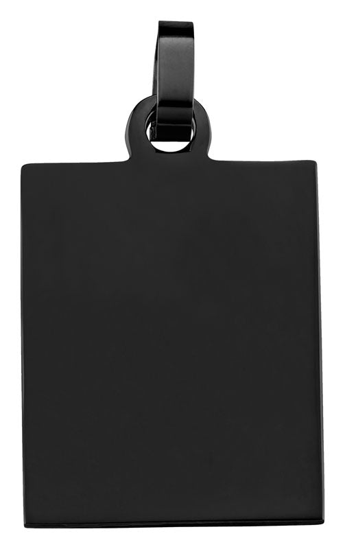 Gravurplatte "Riesig Viereckig Schwarz"