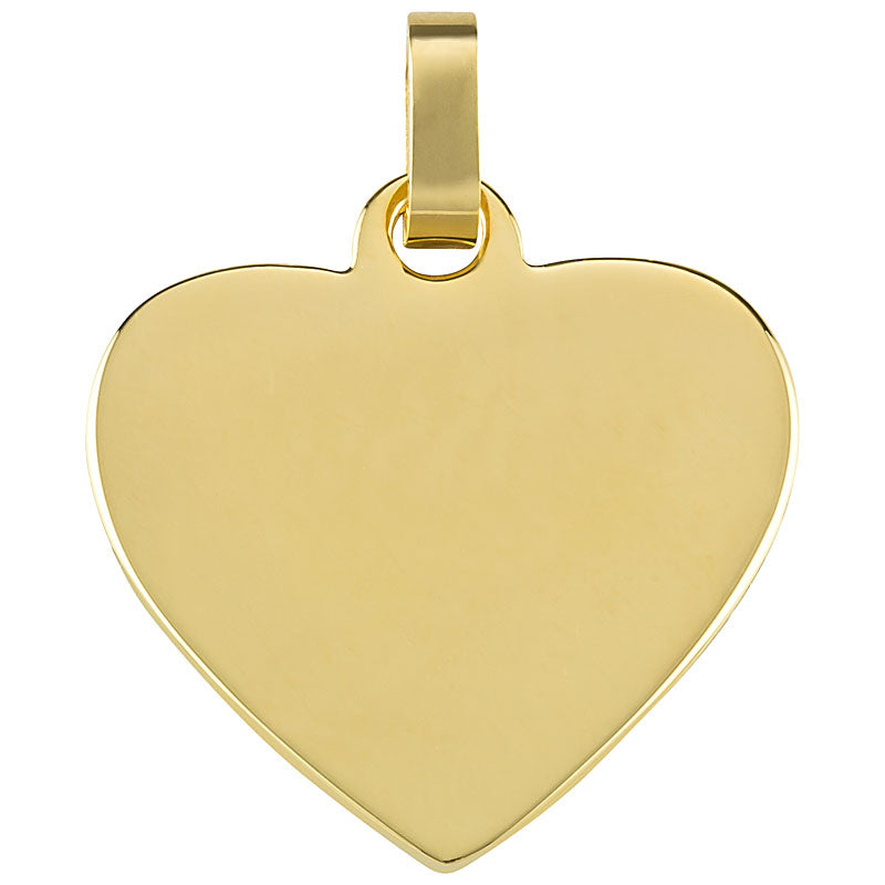 Gravurplatte "Klein Herz Gold"