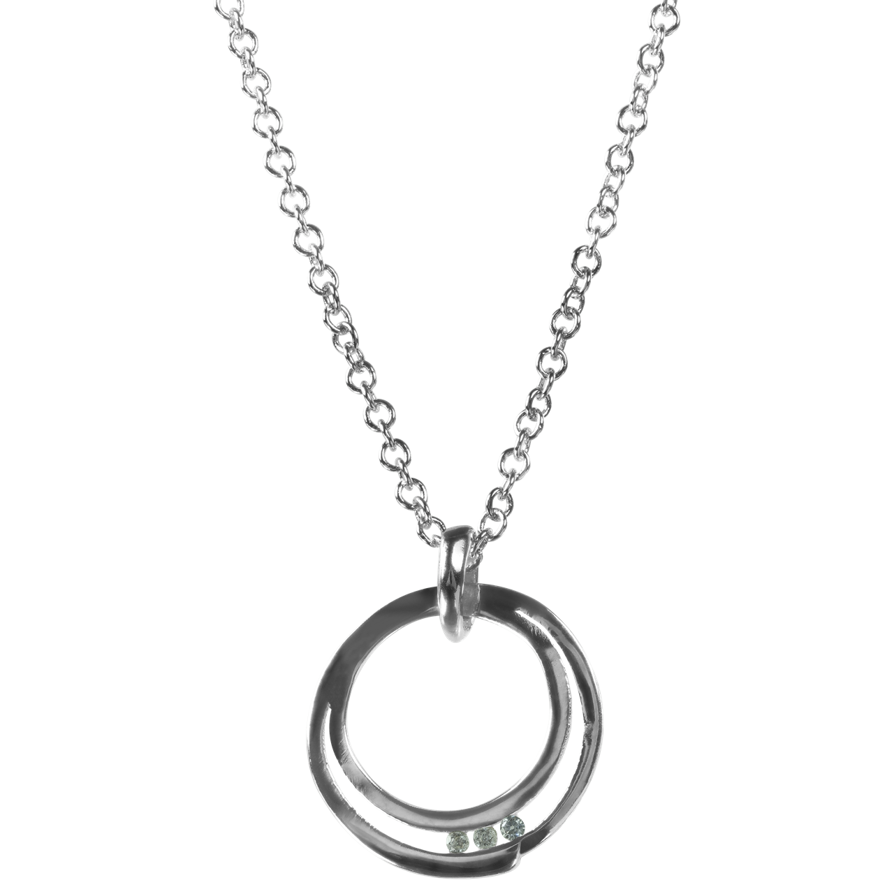 Kette mit Anhänger Kreis