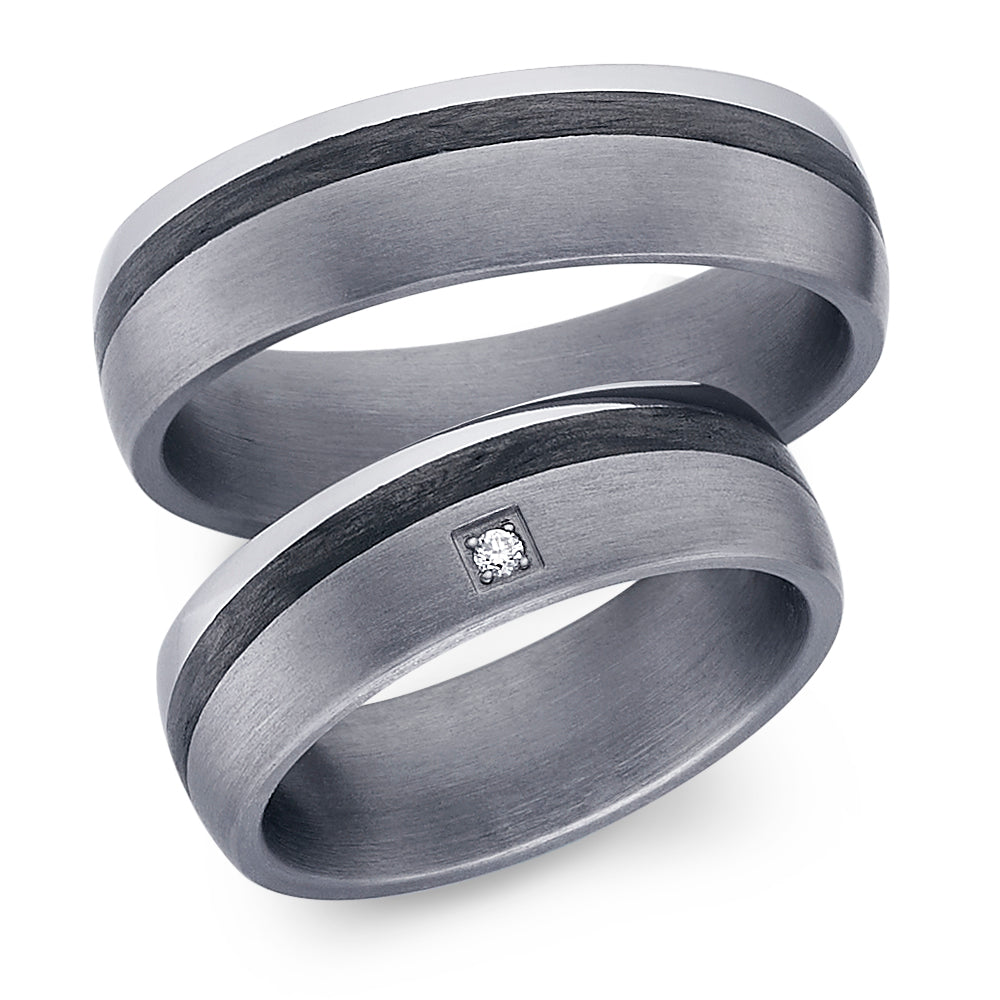 Partnerringe Tantal-Carbon