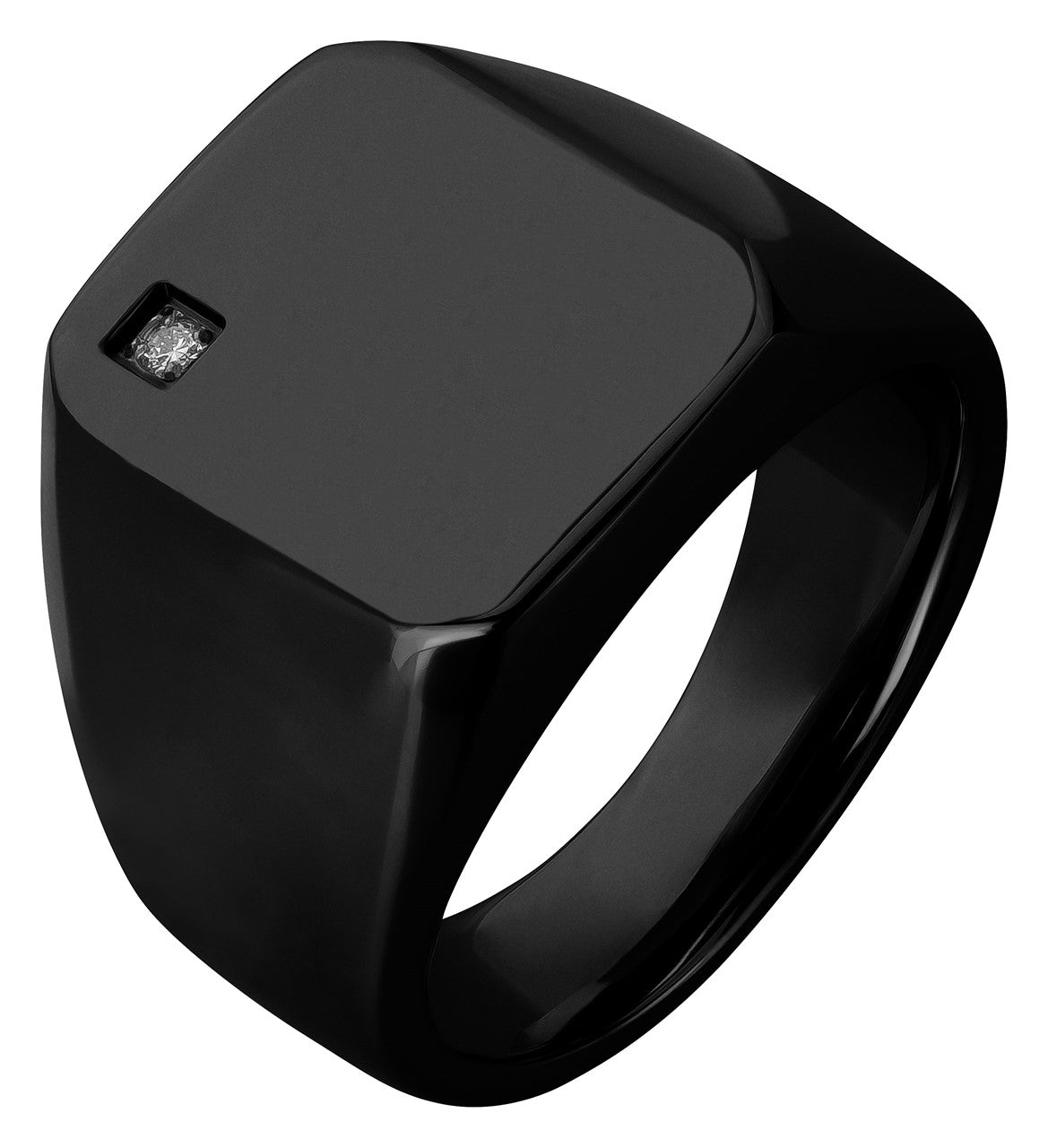 Siegelring "Schwarz 0.01 Karat"