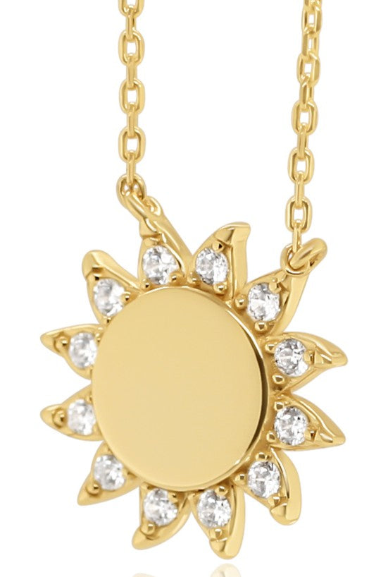 Kette mit Anhänger Sonne