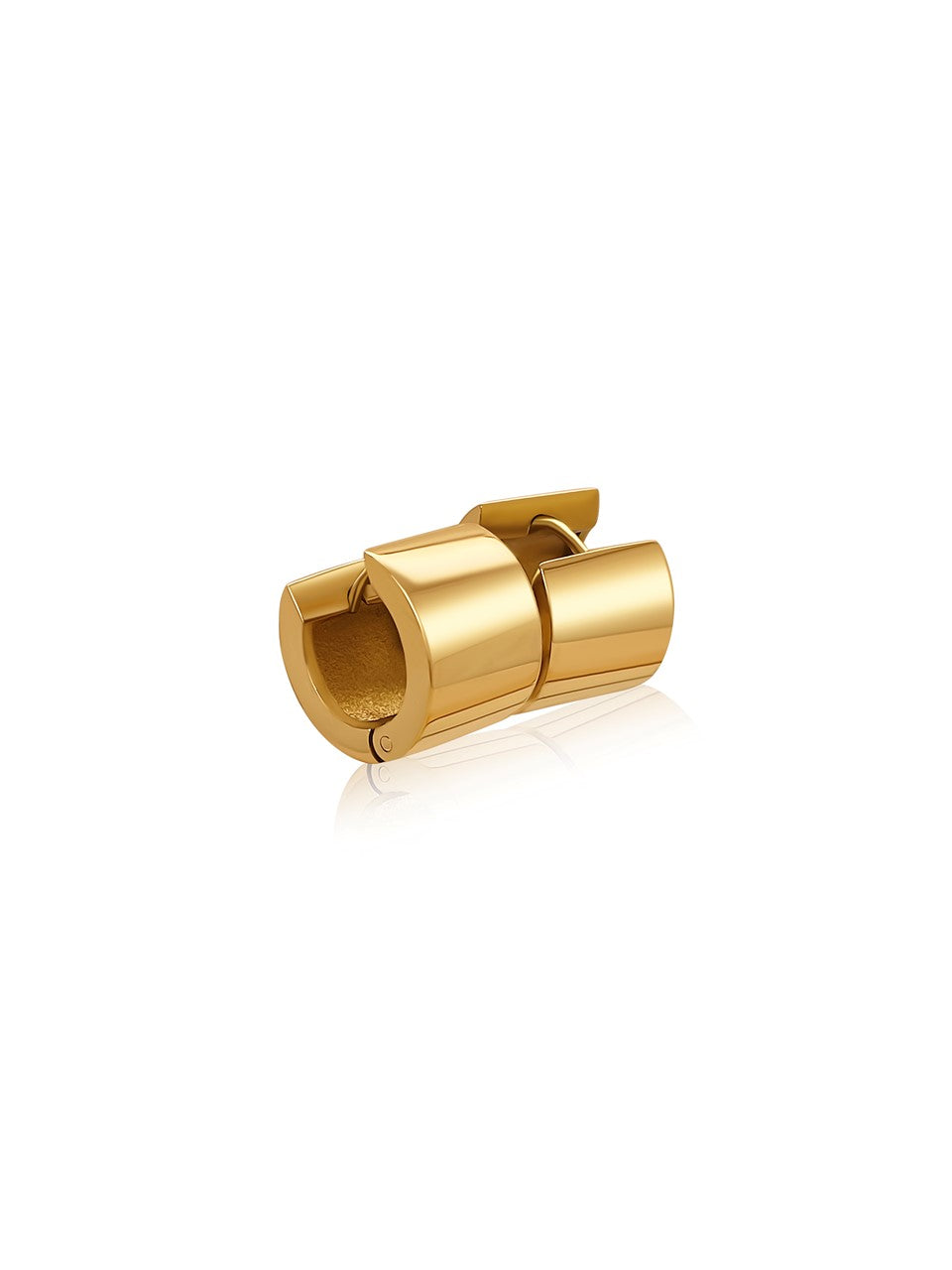 Creolen Edelstahl extra breit/ Gold