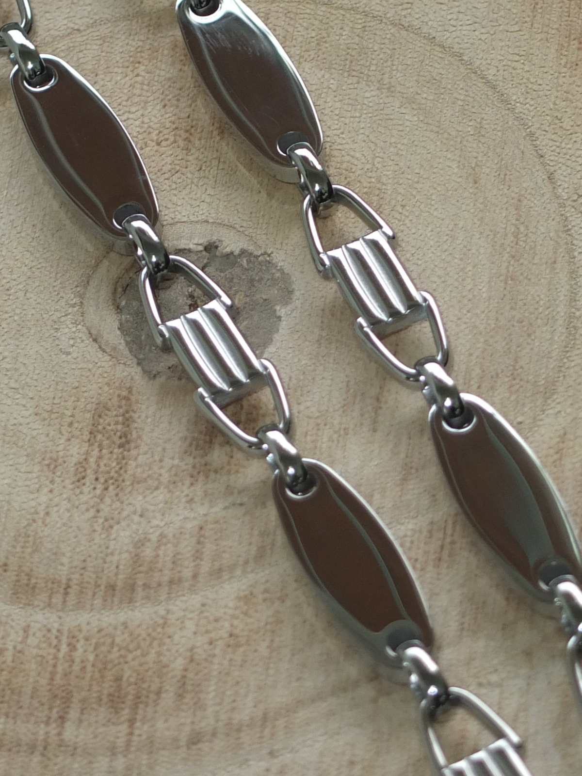 Kette "Platte Silber"