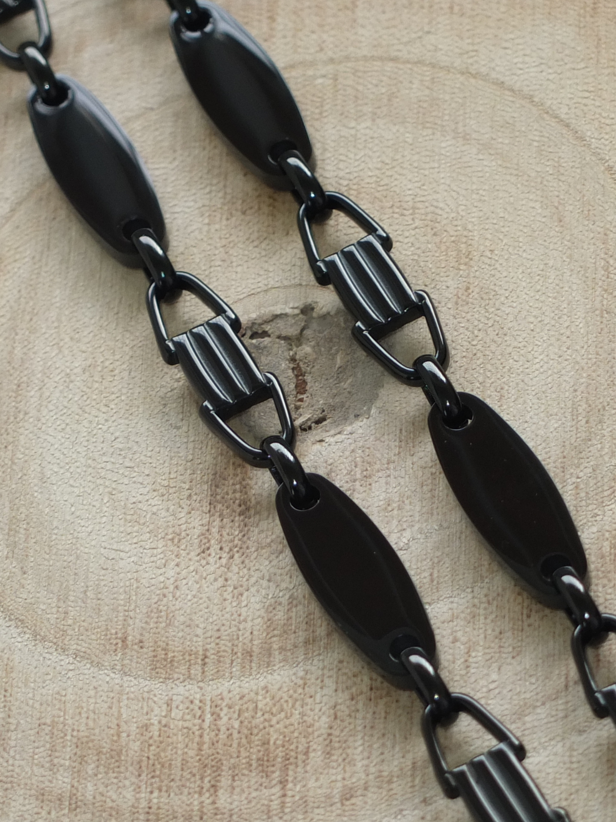 Kette "Platte Schwarz"