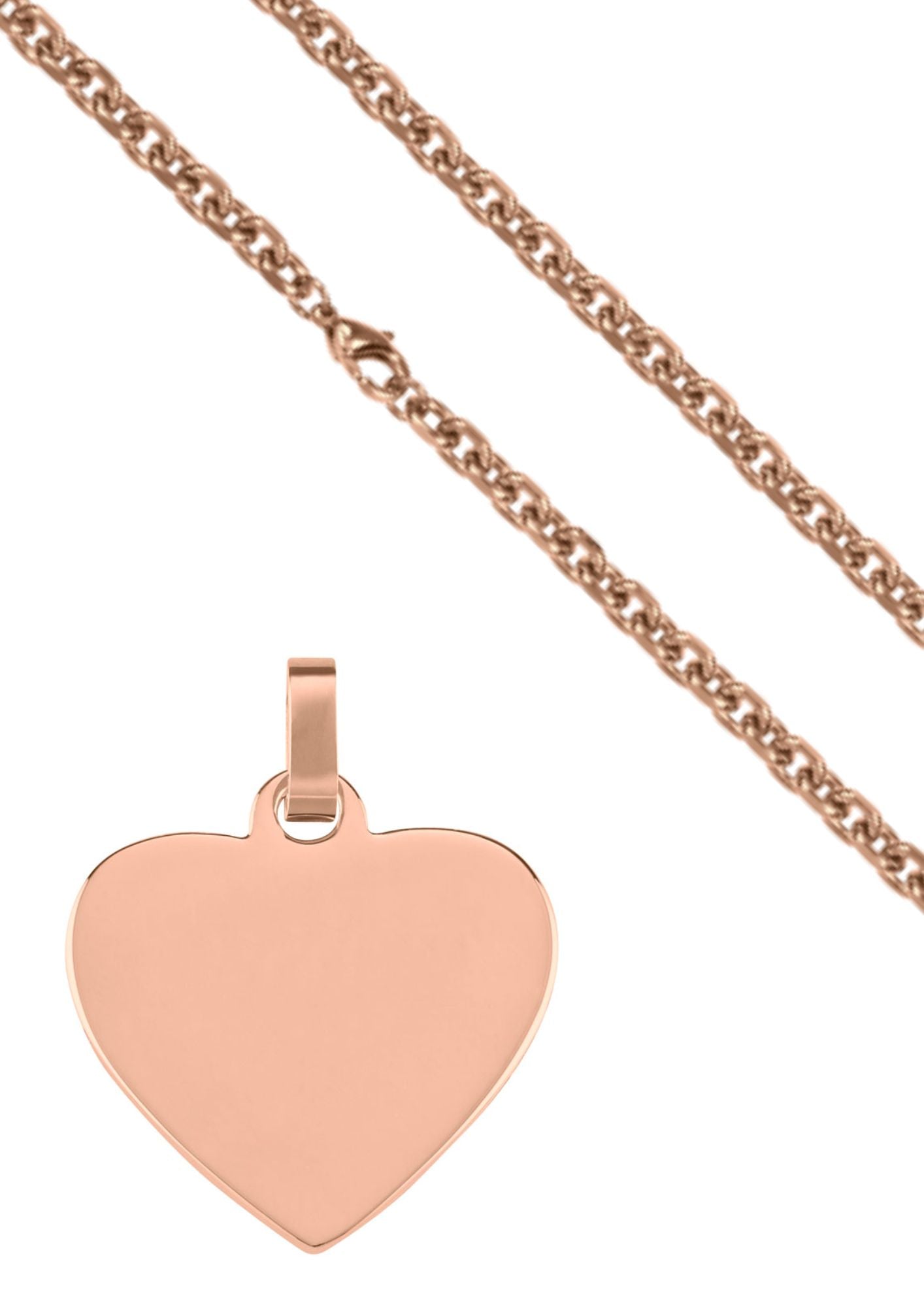 Gravurplatte "Herz klein Rose"