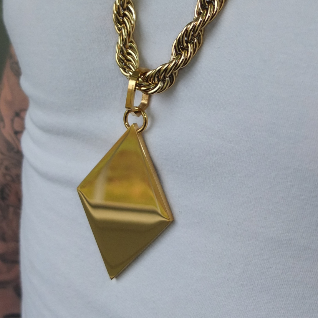 Gravurplatte "Raute Gold"